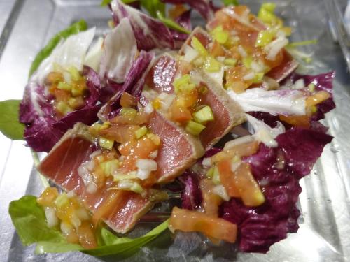 a pile of food on top of a plate at Oimatsuen in Saku