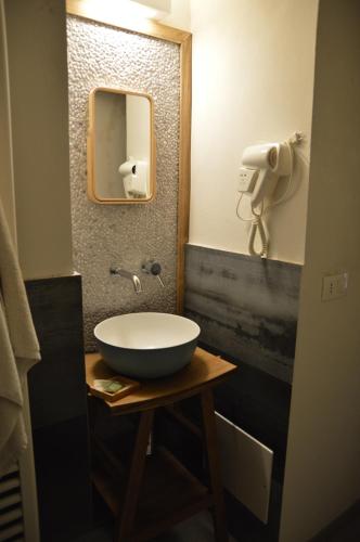 Koupelna v ubytování Lucernaio Rooms