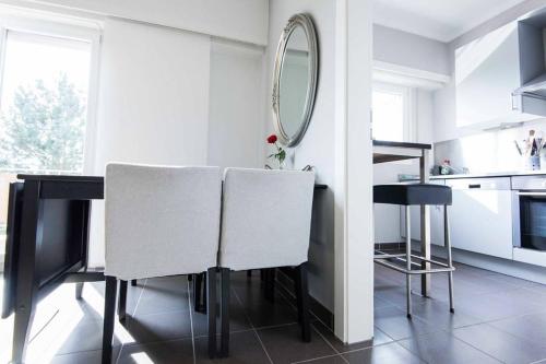 Η κουζίνα ή μικρή κουζίνα στο 2 Bedroom Penthouse in Gasperich