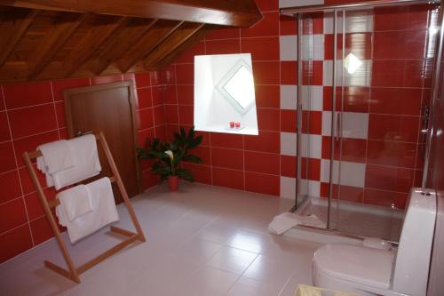 Koupelna v ubytování Quinta Atlantis