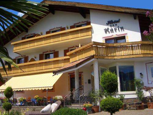 Balkón nebo terasa v ubytování Hotel Karin