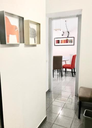 Ein Sitzbereich in der Unterkunft Residence Diaz
