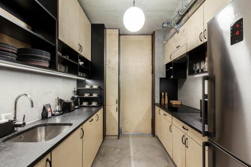 Dapur atau dapur kecil di Niebo do wynajęcia