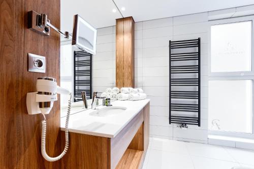 Koupelna v ubytování City Apartments - Marii Ludwiki 7