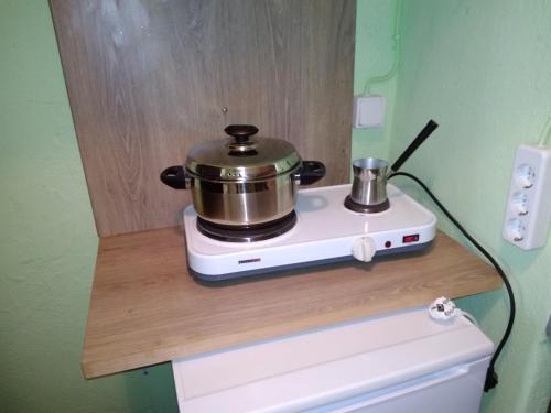 Kuchyň nebo kuchyňský kout v ubytování Rooms To Let Giannis