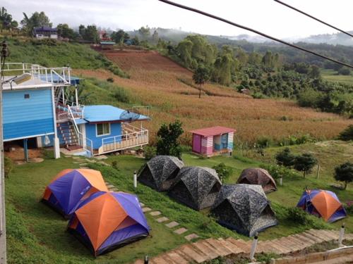 Landskap semula jadi dekat dengan resort