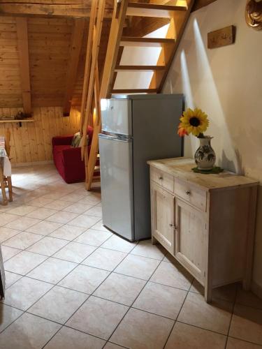Dapur atau dapur kecil di Dinastia Case Snow Apartment
