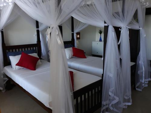 Cama o camas de una habitación en Copacabana Beach Hotel