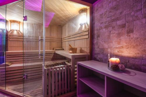 Koupelna v ubytování Hotel Oliveto