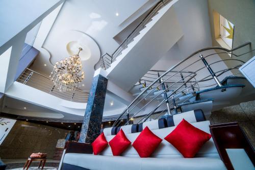 Posezení v ubytování Hotel President