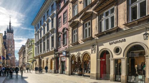 Majoituspaikan Apartments Legendary Kraków pohjapiirros
