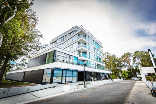 Budynek, w którym mieści się apartament