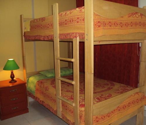 Krevet ili kreveti na kat u jedinici u objektu Nasca Lodge