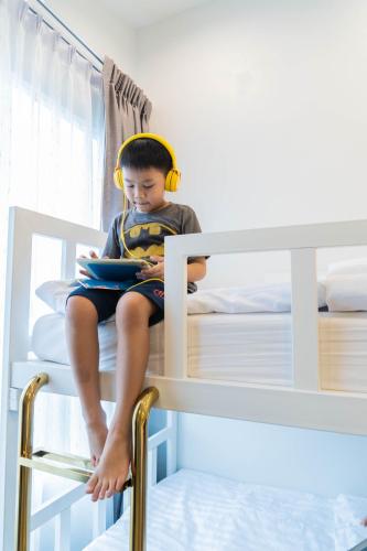 The LOL Elephant Hostelにあるベッド