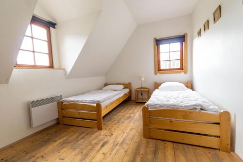 Posteľ alebo postele v izbe v ubytovaní Holiday Villa Stupna