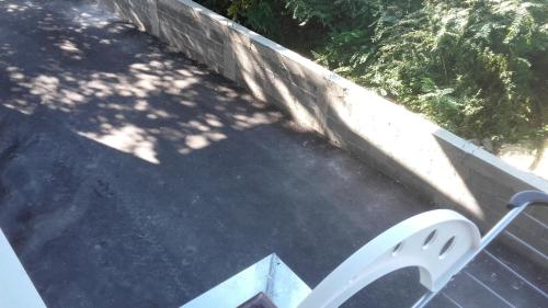 a view of a ramp with a chair on it at Olivia in Jagodina