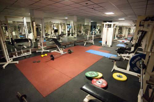 Gimnasio o instalaciones de fitness de Hotel Adria Ski