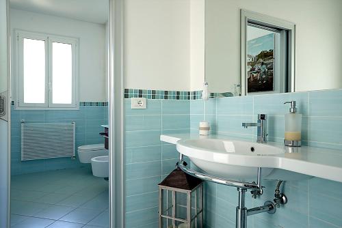 Kylpyhuone majoituspaikassa Villa Casetti B&B