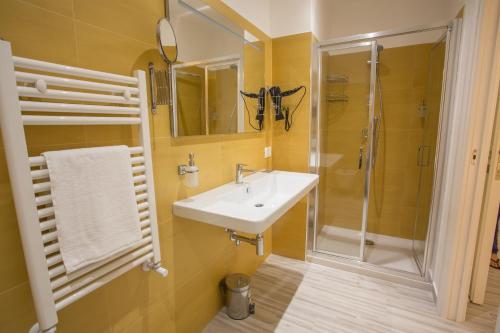 Koupelna v ubytování B&B al Centro