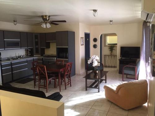 Kuchyň nebo kuchyňský kout v ubytování Apartment Downtown Cananea
