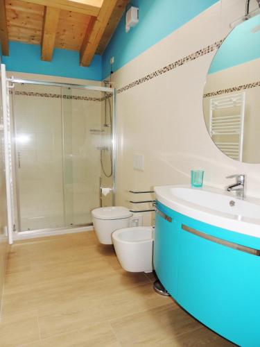 Ένα μπάνιο στο B&B La Casa di Rosa