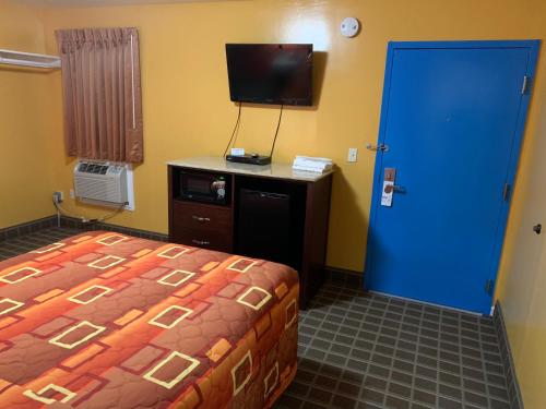Scottish Inns Wrightstownにあるベッド