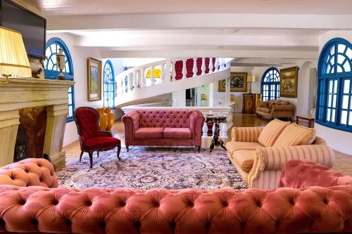 Χώρος καθιστικού στο Hotel Gramado Palace