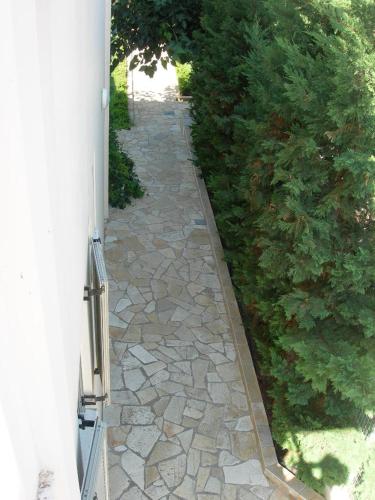 Κήπος έξω από το Asfodelos Apartment Hotel
