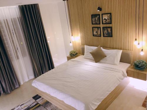 Ένα ή περισσότερα κρεβάτια σε δωμάτιο στο Max Hostel