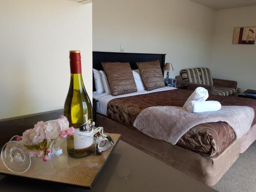 Postel nebo postele na pokoji v ubytování Delago Motel/Apartments