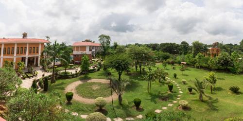 Jardín al aire libre en Landmark Forest Park