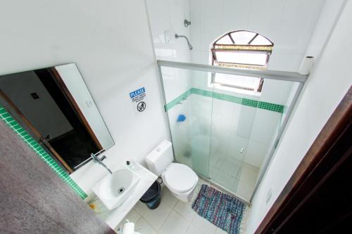 Um banheiro em Ilha Grande Hostel