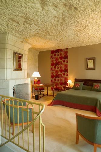 Гостиная зона в Hotel Les Hautes Roches