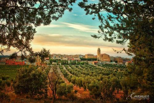 Un paisaje natural cerca de la casa de huéspedes