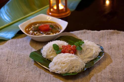 Mad i villaen eller i nærheden