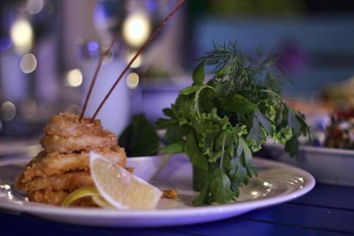 Comida en el resort o alrededores