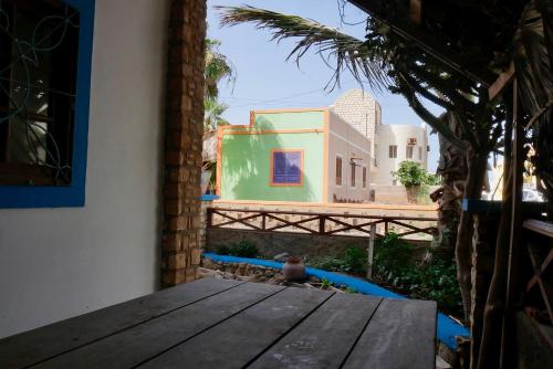 a view of the house from the outside at Pensão Alcinda Bettencourt 100 meters to the Beachfront in Santa Maria
