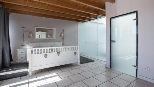 Phòng tắm tại Hotel Landhaus zur Issel