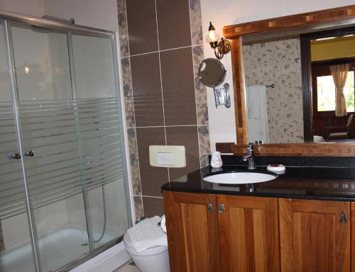 Koupelna v ubytování Kybele Hotel Gocek