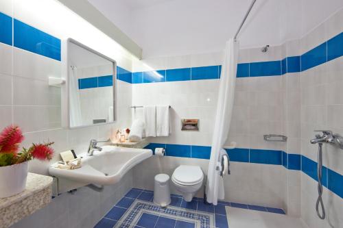 Kylpyhuone majoituspaikassa Ville Di Lindos