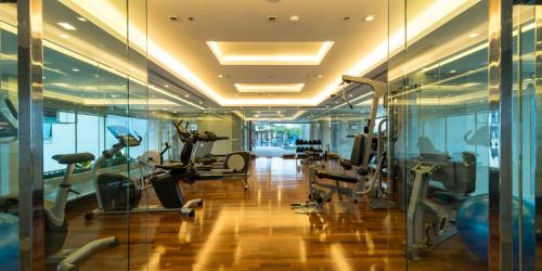 Fitness centrum a/nebo fitness zařízení v ubytování Jasmine Grande Residence