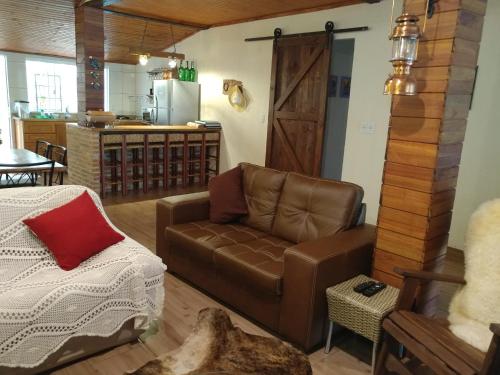 Ruang duduk di Iguassu Guest Country House