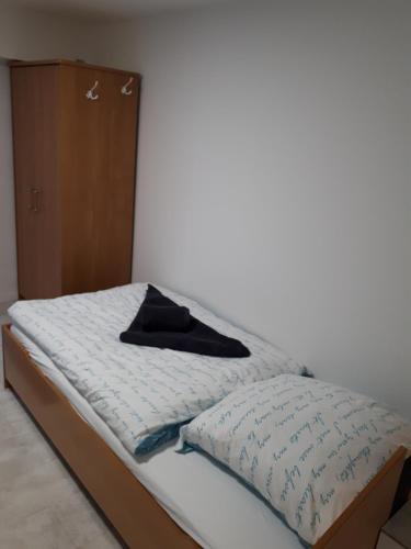 Postel nebo postele na pokoji v ubytování Super schöne Fewo
