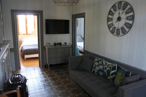 Posezení v ubytování Cosy Cottage