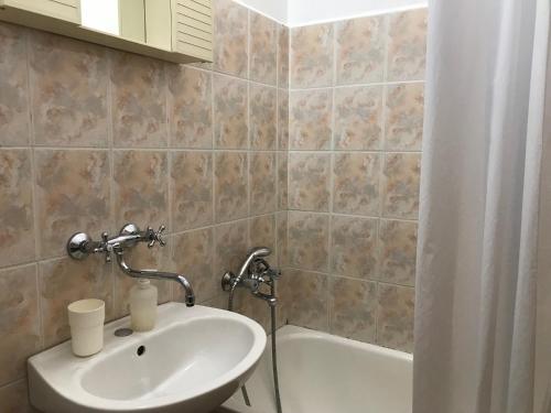 Koupelna v ubytování Apartmani Stula
