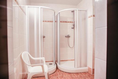 Koupelna v ubytování Chata Bajama
