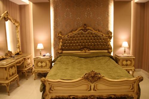 מיטה או מיטות בחדר ב-Lebanon Apartment