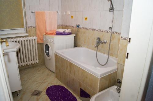 Vonios kambarys apgyvendinimo įstaigoje Trosoban stan u Zenici