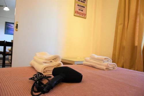 Postelja oz. postelje v sobi nastanitve Andros Apartment - Lasia