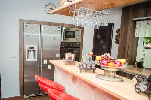 Kuchyň nebo kuchyňský kout v ubytování Casa Csiki